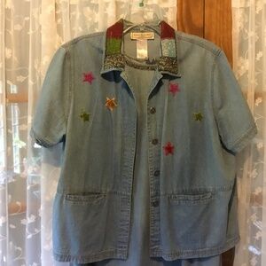 Denim jumper and jacket